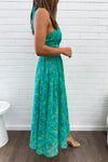 Blue Turquoise Floral