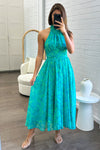 Blue Turquoise Floral