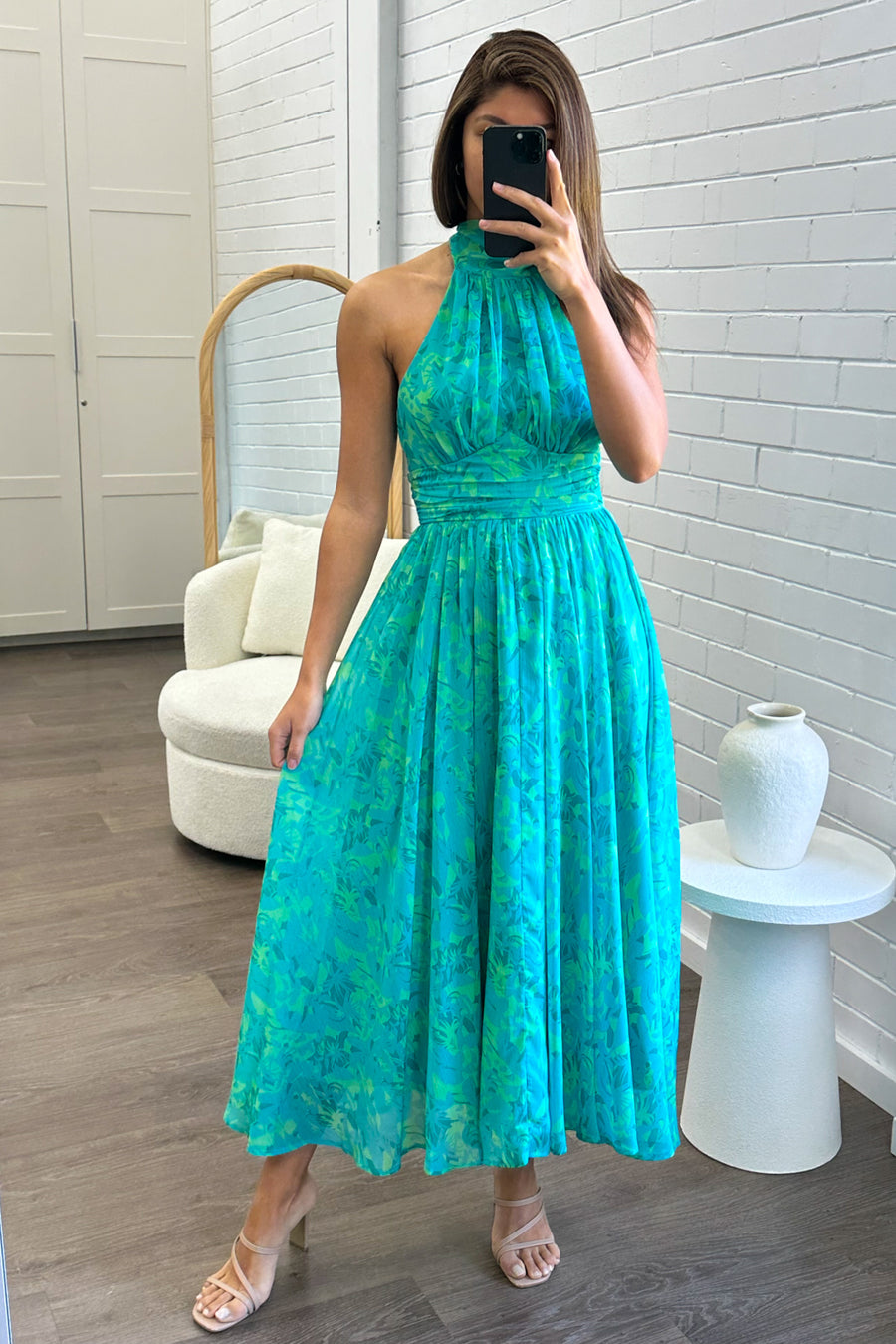 Blue Turquoise Floral