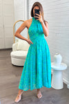 Blue Turquoise Floral