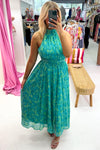 Blue Turquoise Floral