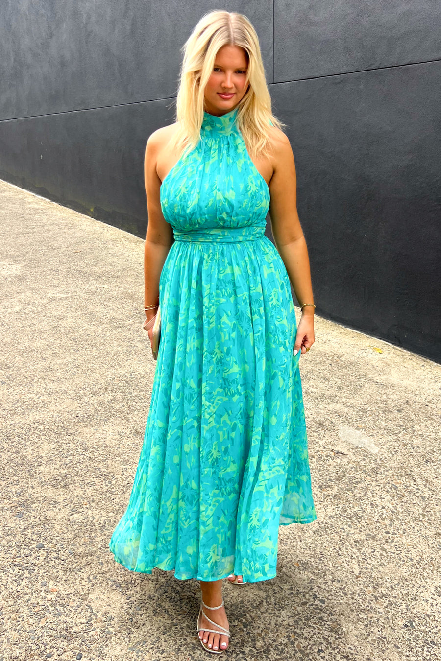 Blue Turquoise Floral