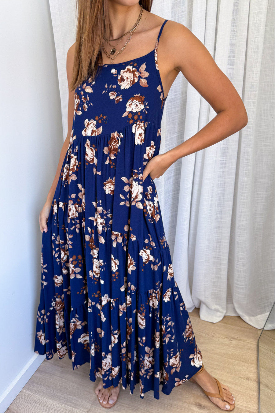 Navy Floral