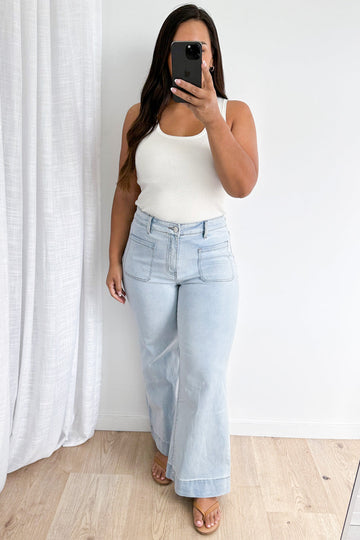 Light Blue Denim: ash