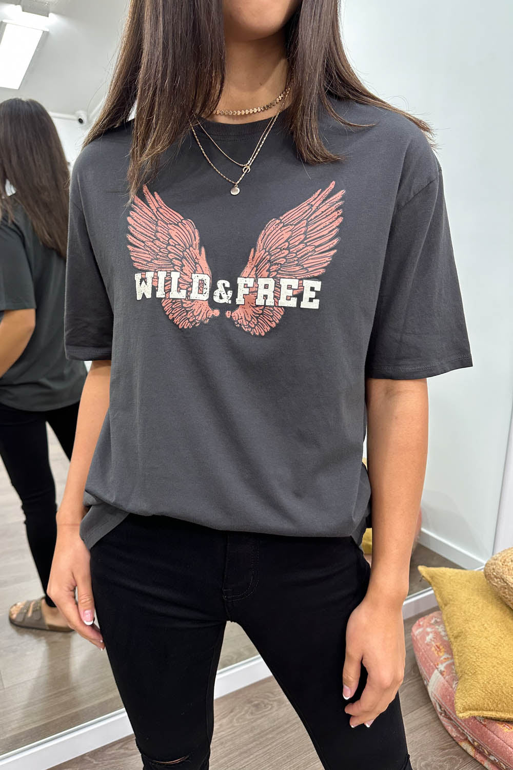 Wild & Free Boyfriend Vintage Tee