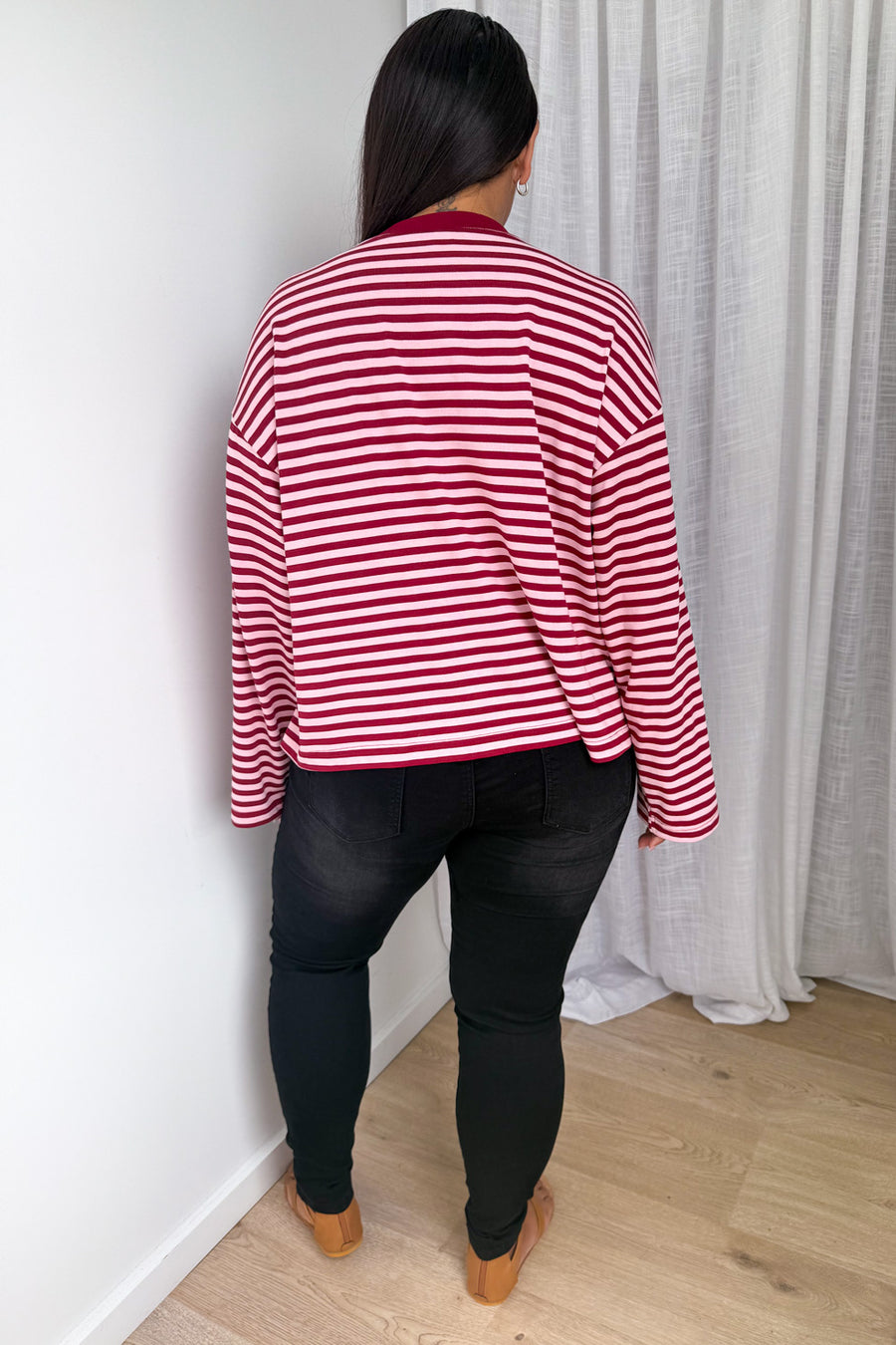 Burgundy Stripe