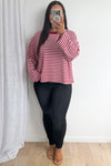 Burgundy Stripe