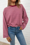 Burgundy Stripe