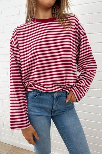Burgundy Stripe: eve
