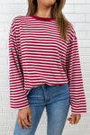 Burgundy Stripe