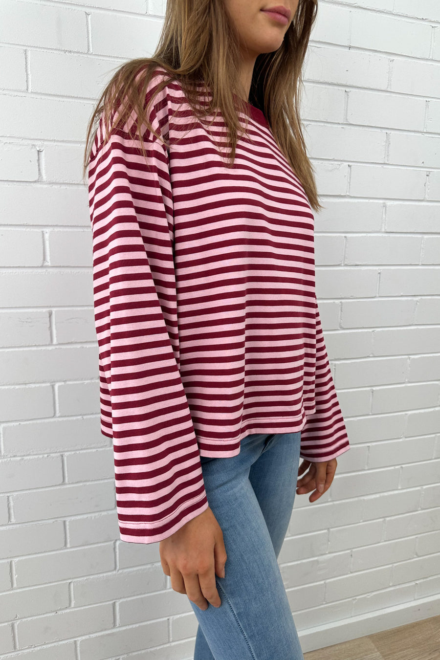 Burgundy Stripe