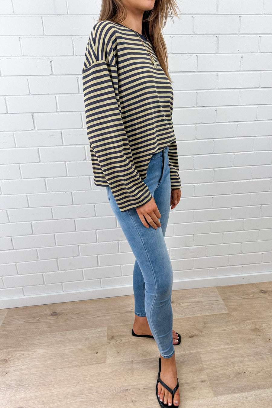 Washed Yellow Stripe