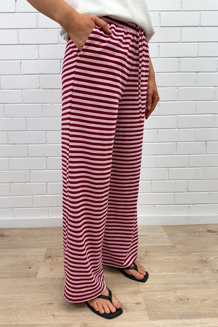 Burgundy Stripe