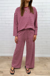 Burgundy Stripe