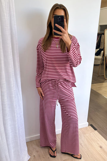 Burgundy Stripe: eve