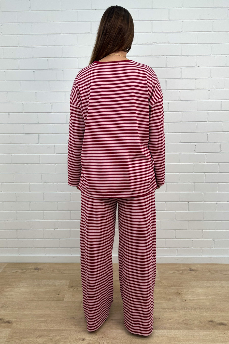 Burgundy Stripe