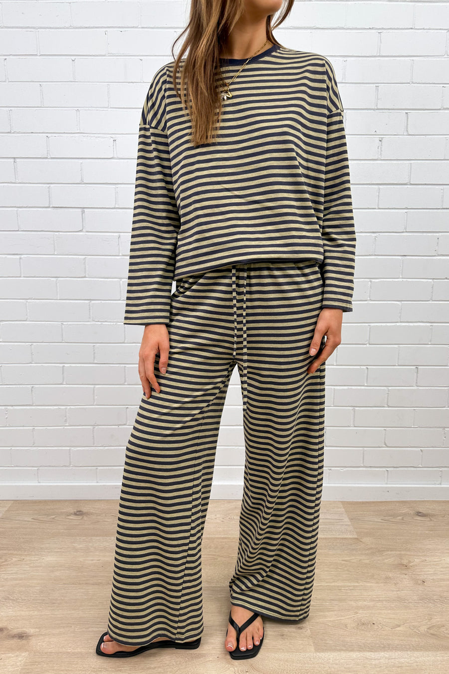 Washed Yellow Stripe