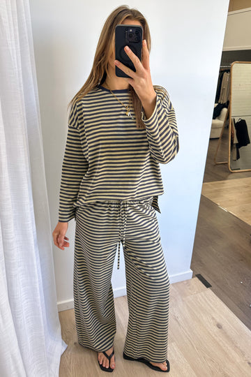 Washed Yellow Stripe: eve