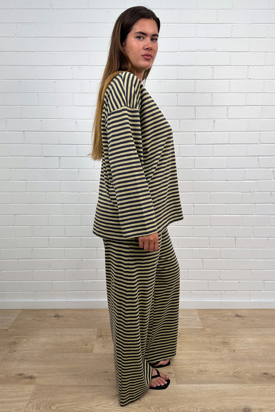 Washed Yellow Stripe