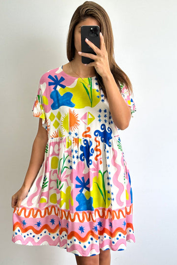 Pink Blue Print: kym