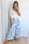 Blue White