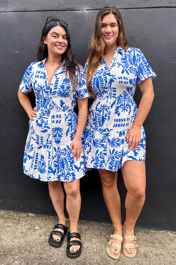 Blue Floral: 