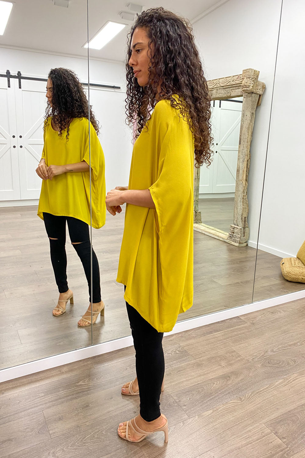 Zara Basic Drape Top Vine Apparel