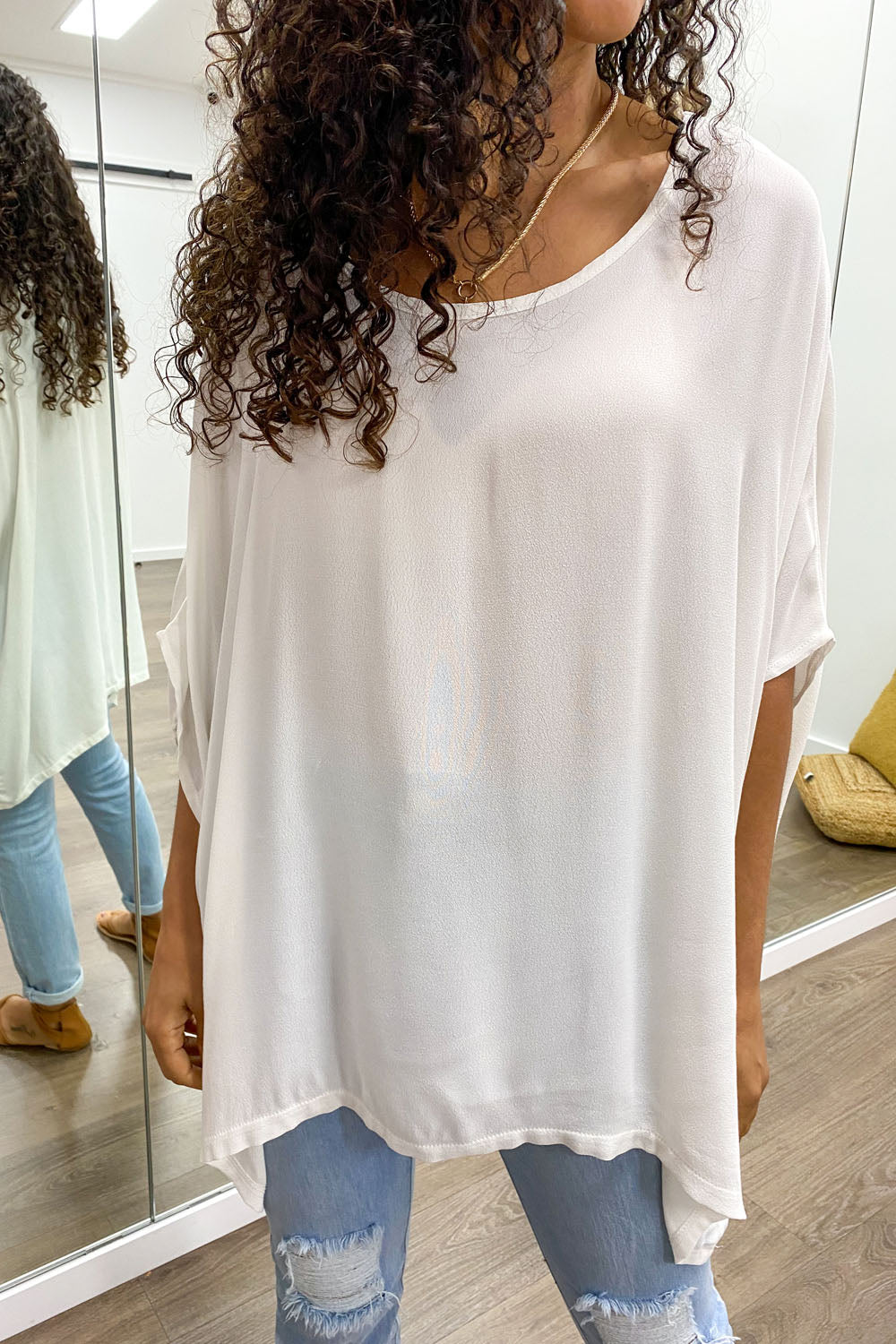 Zara Basic Drape Top – Vine Apparel