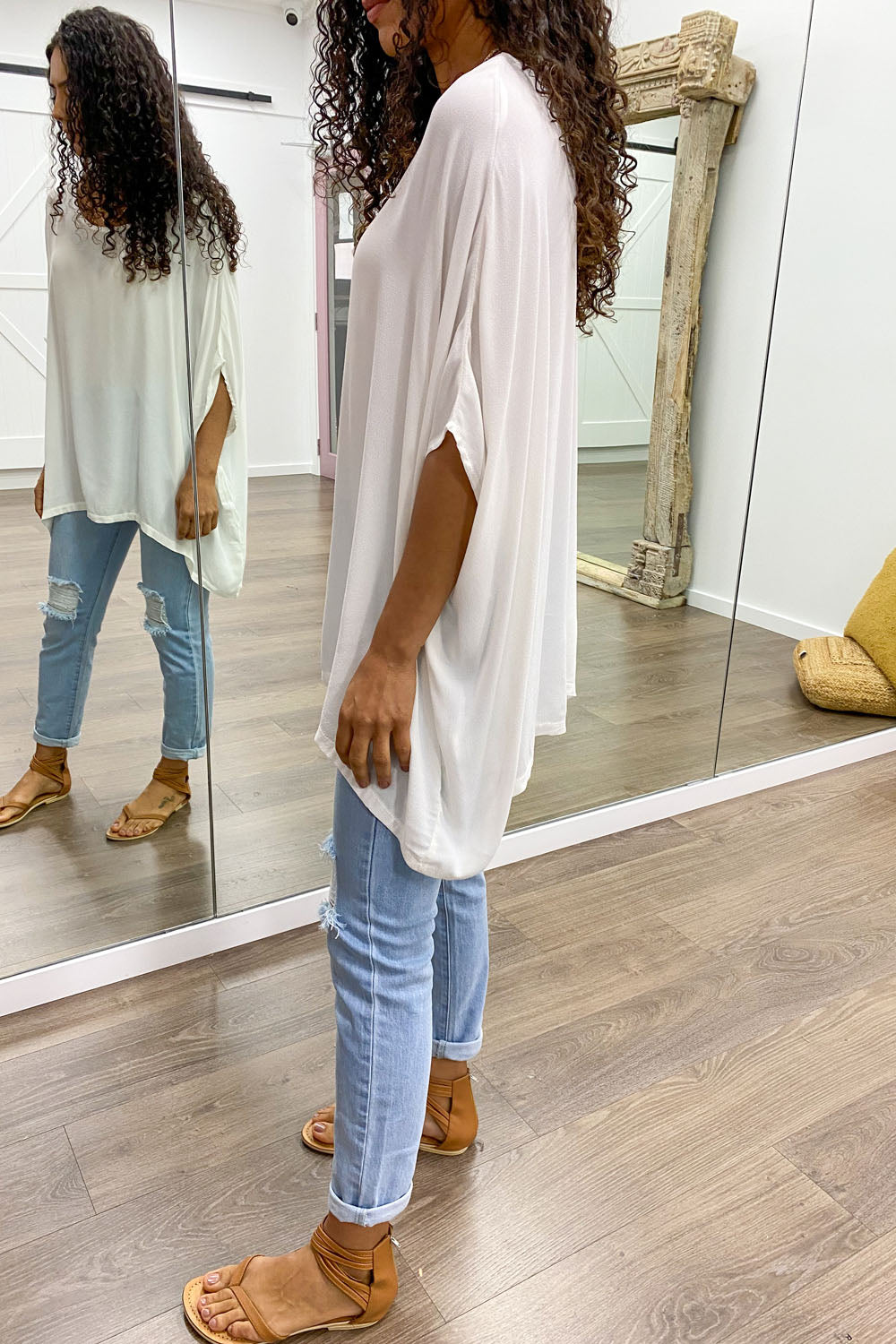 Zara Basic Drape Top – Vine Apparel