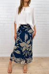 Blue Cream Floral