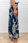 Blue Cream Floral