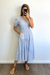 Blue White Stripe