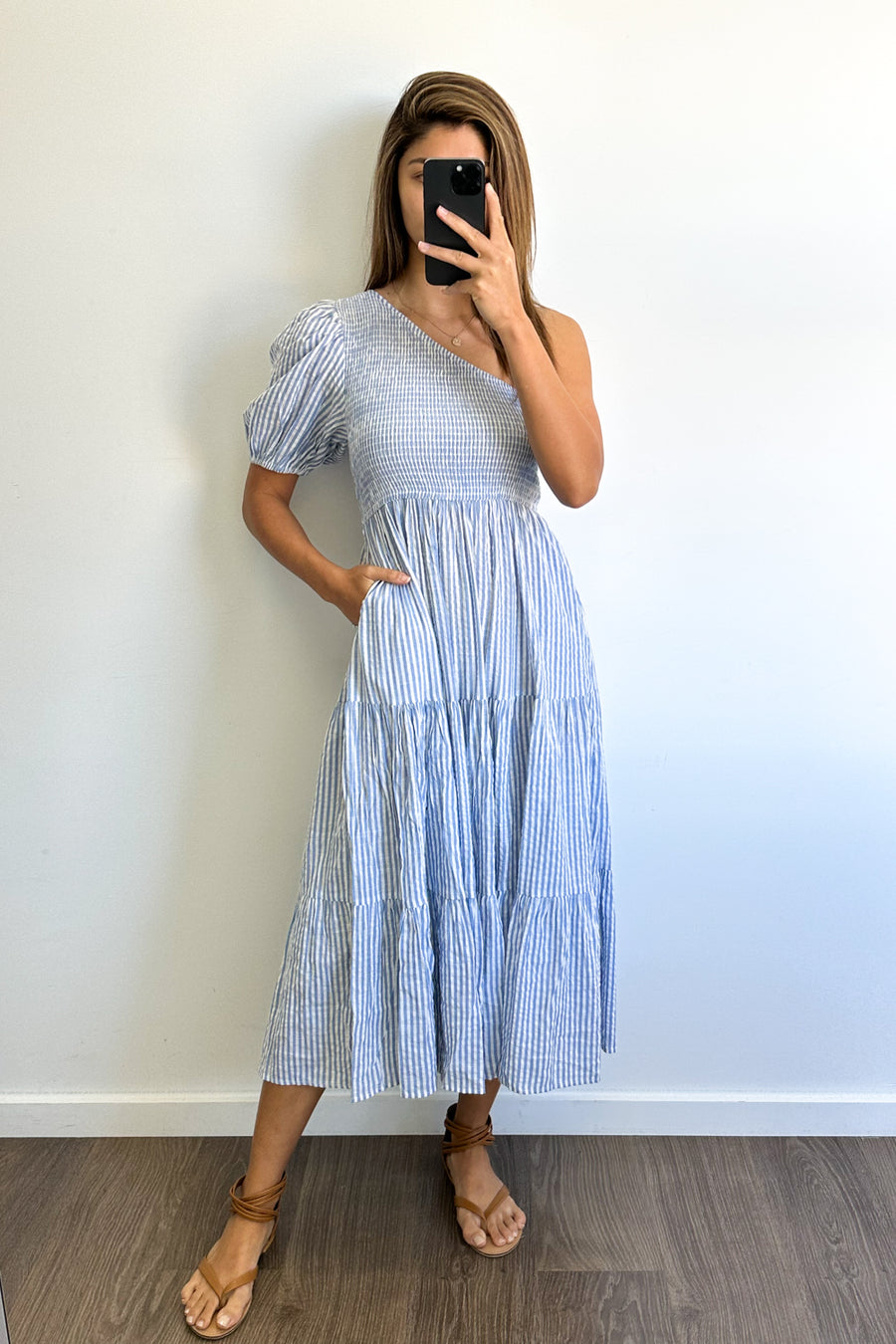 Blue White Stripe