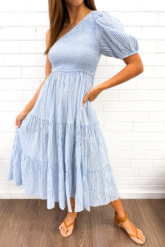 Blue White Stripe: kym