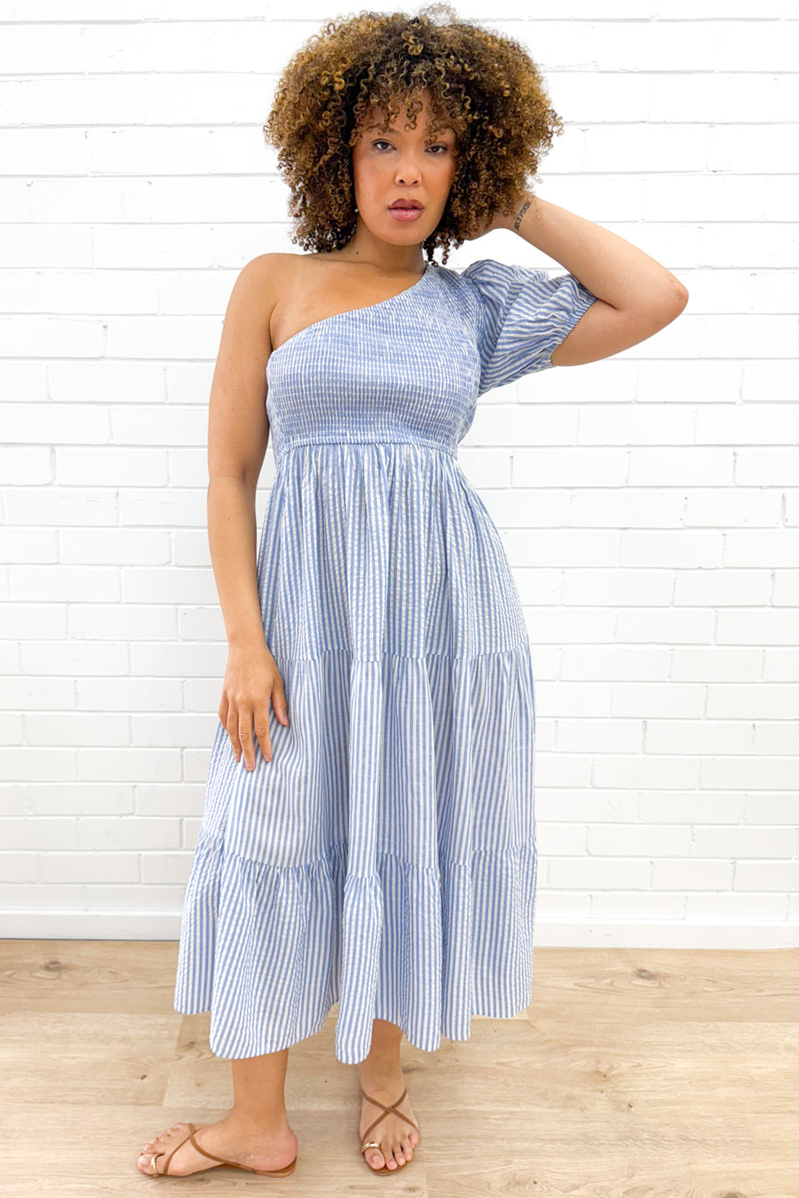 Blue White Stripe