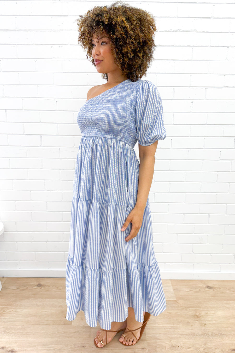 Blue White Stripe