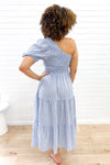Blue White Stripe