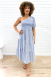 Blue White Stripe