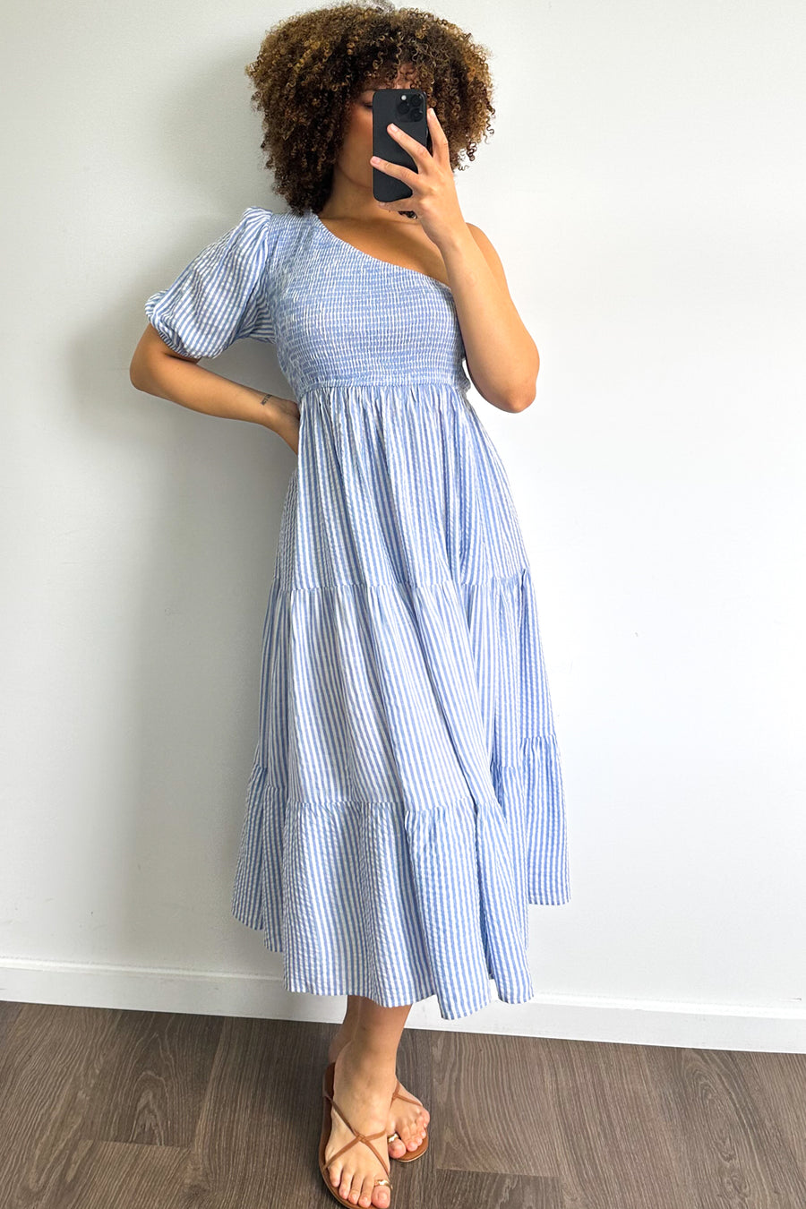 Blue White Stripe