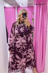 Wine Blush Floral