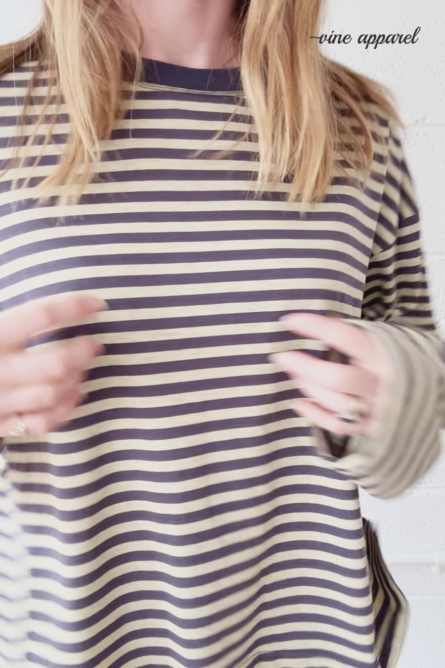 Washed Yellow Stripe