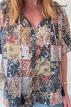 Black Multi Patchwork