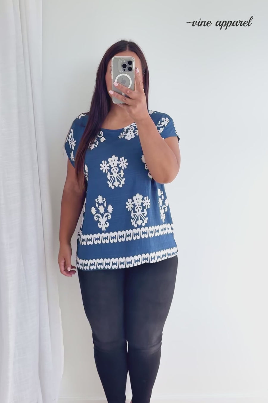 Blue White