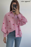 Berry Pink Stripe