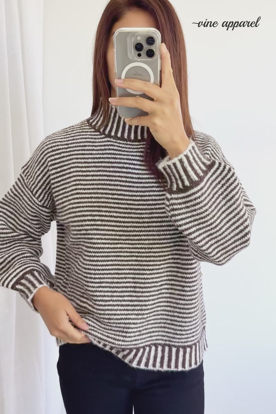 Chocolate White Stripe