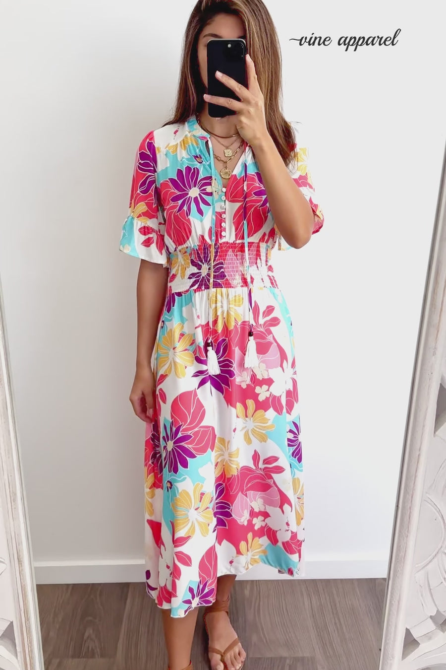 Hot Pink Multi Tropic