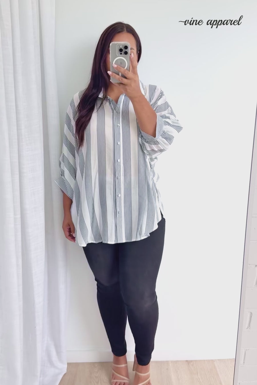 Blue White Stripe