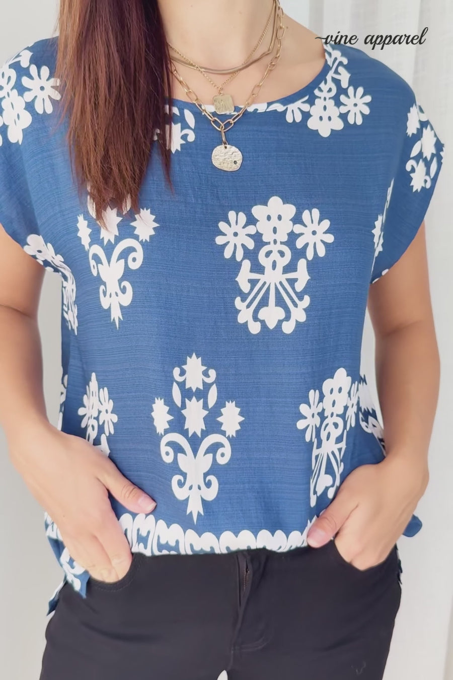 Blue White