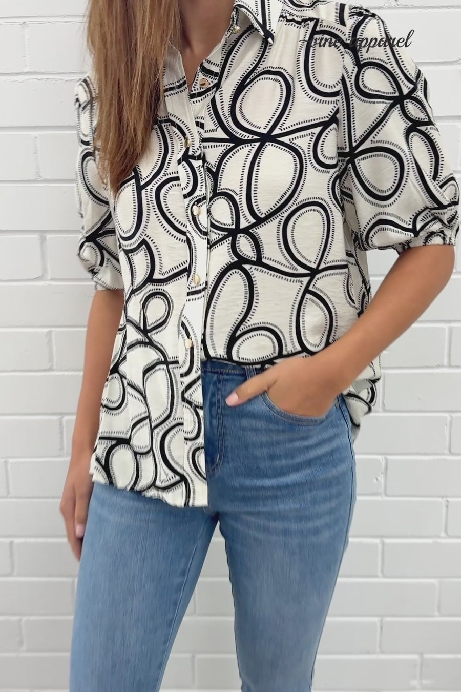 White Black Swirl