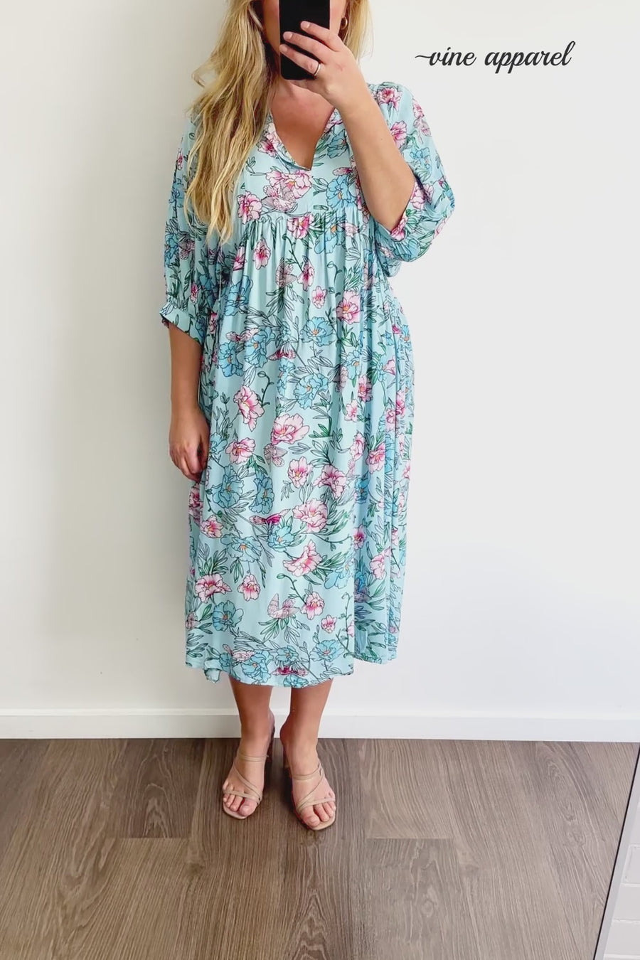 Sky Blue Floral